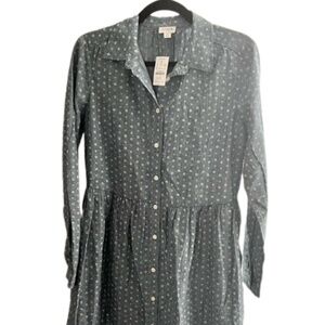 J. Crew Factory - Chambray Shirtdress - NWT - Size 8